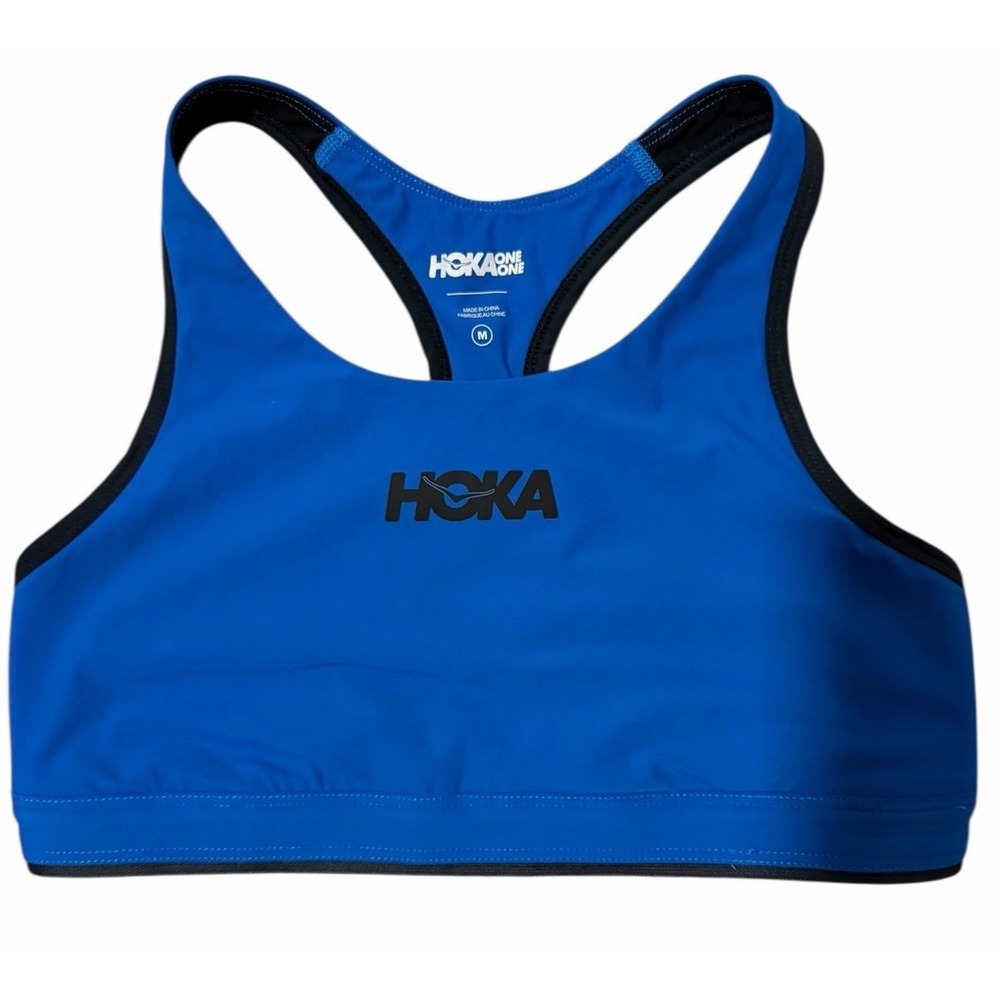 Hoka One One Performance Sports Bra Blue Women's Size Medium